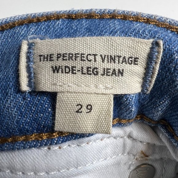 Madewell The Perfect Vintage Wide-Leg Jean in Harding Wash: Button-Fly Edition - Picture 7 of 16